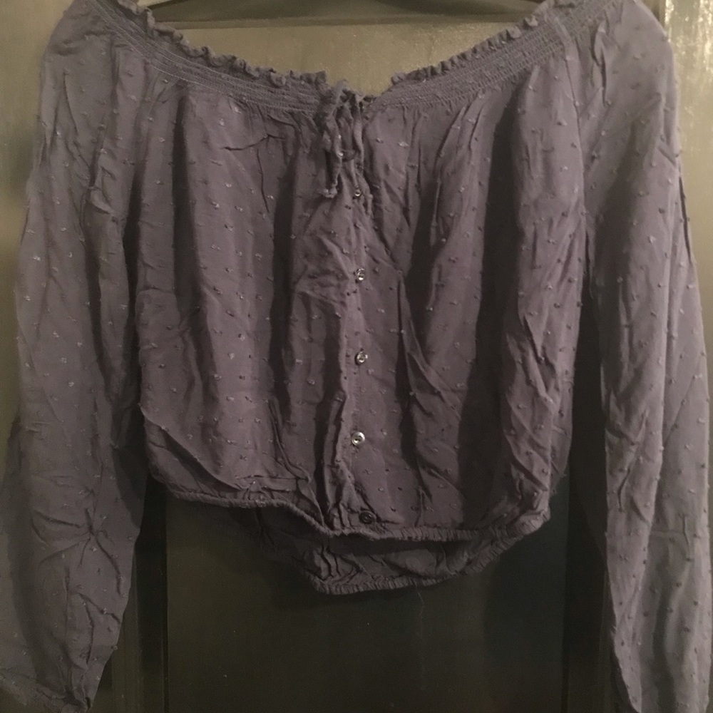 Cropped boho top